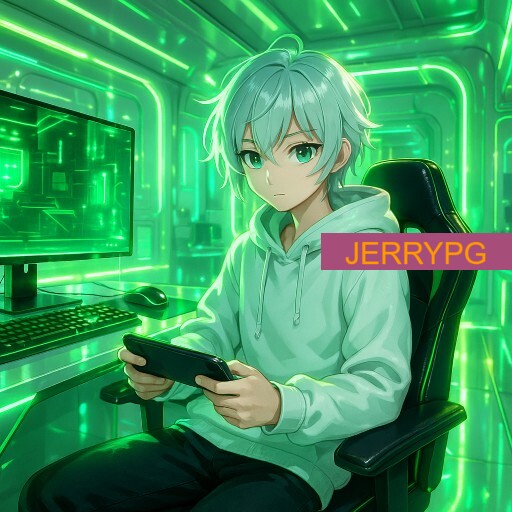 Imagem promocional da JERRYPG mostrando a plataforma e suas vantagens