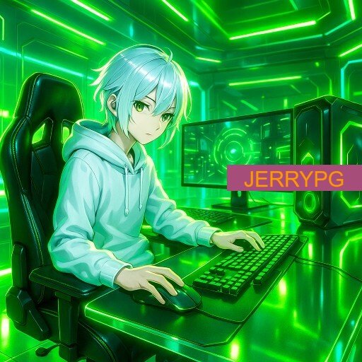 Imagem promocional da JERRYPG mostrando a plataforma e suas vantagens