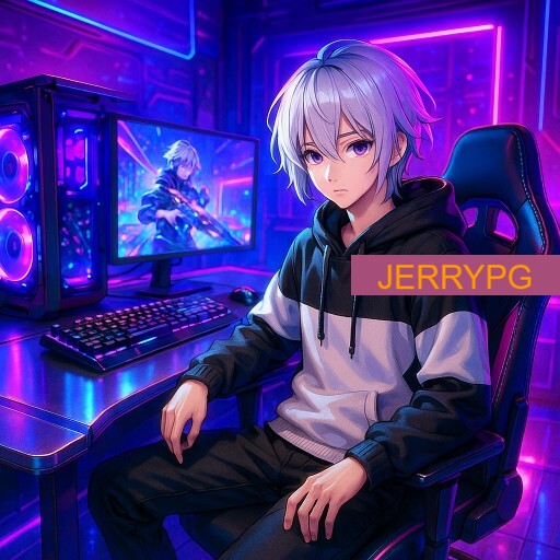 Imagem promocional da JERRYPG mostrando a plataforma e suas vantagens