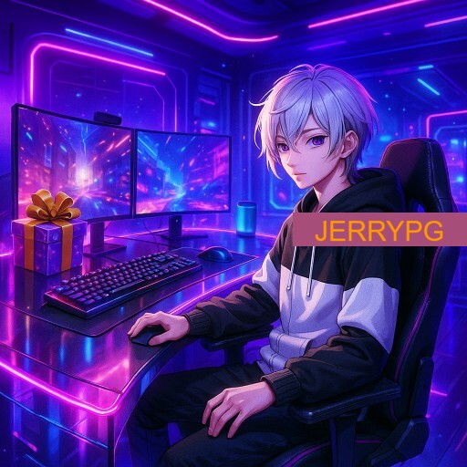 Imagem promocional da JERRYPG mostrando a plataforma e suas vantagens