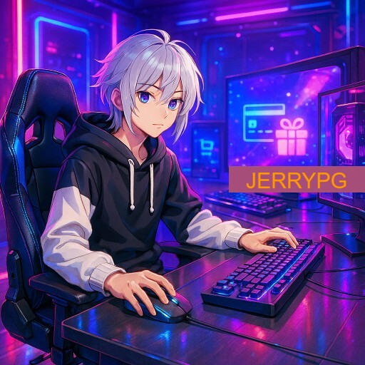 Imagem promocional da JERRYPG mostrando a plataforma e suas vantagens