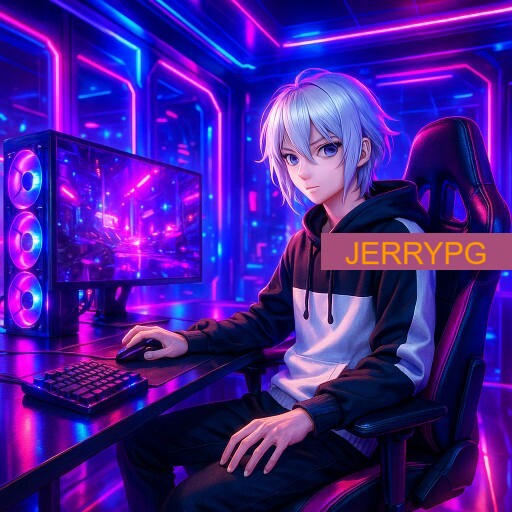 Imagem promocional da JERRYPG mostrando a plataforma e suas vantagens