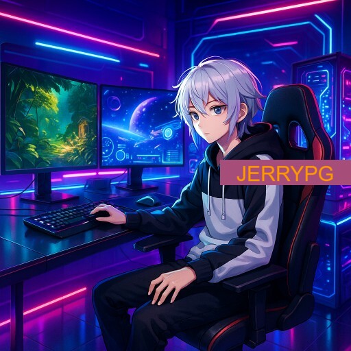 Imagem promocional da JERRYPG mostrando a plataforma e suas vantagens