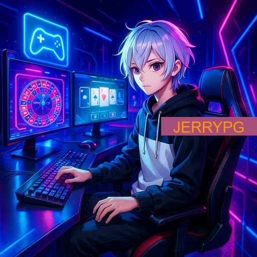 Imagem promocional da JERRYPG mostrando a plataforma e suas vantagens