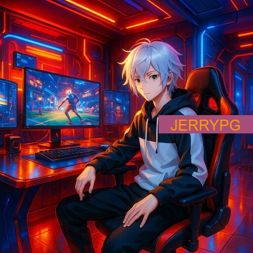 Imagem promocional da JERRYPG mostrando a plataforma e suas vantagens