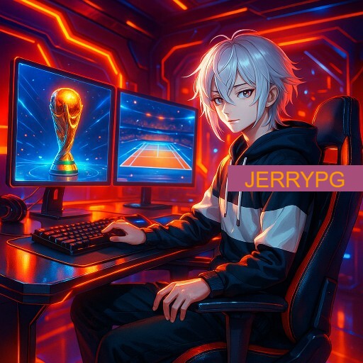 Imagem promocional da JERRYPG mostrando a plataforma e suas vantagens