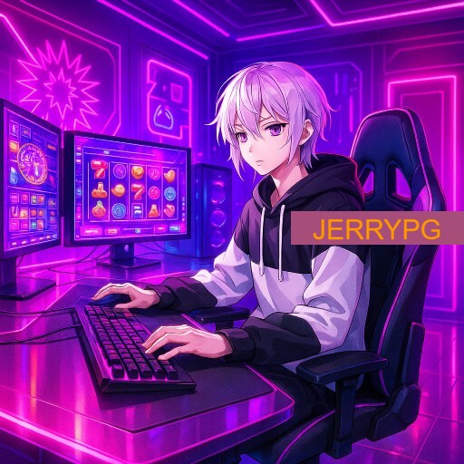 Imagem promocional da JERRYPG mostrando a plataforma e suas vantagens