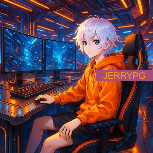 Imagem promocional da JERRYPG mostrando a plataforma e suas vantagens
