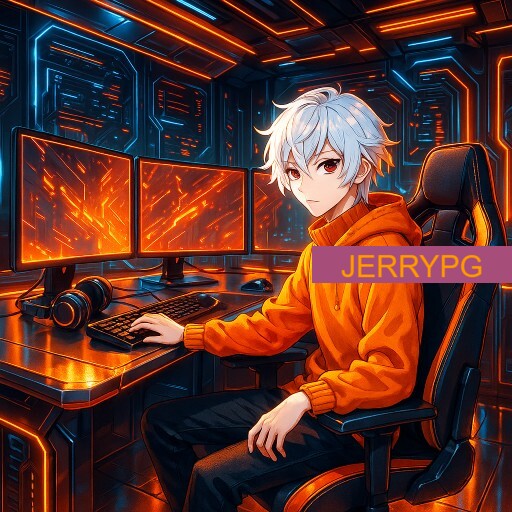 Imagem promocional da JERRYPG mostrando a plataforma e suas vantagens