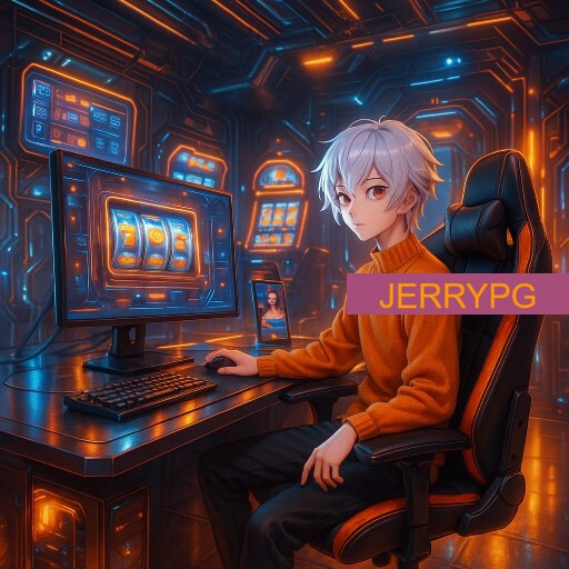 Imagem promocional da JERRYPG mostrando a plataforma e suas vantagens