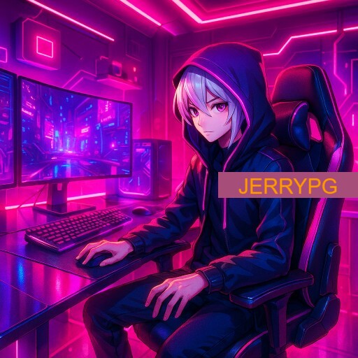 Imagem promocional da JERRYPG mostrando a plataforma e suas vantagens