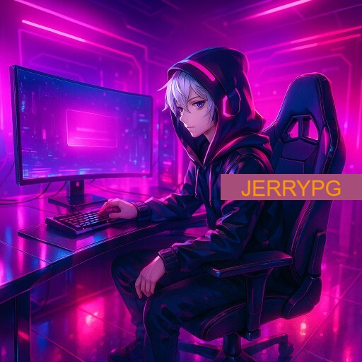 Imagem promocional da JERRYPG mostrando a plataforma e suas vantagens