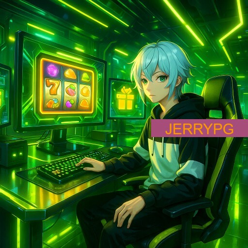 Imagem promocional da JERRYPG mostrando a plataforma e suas vantagens